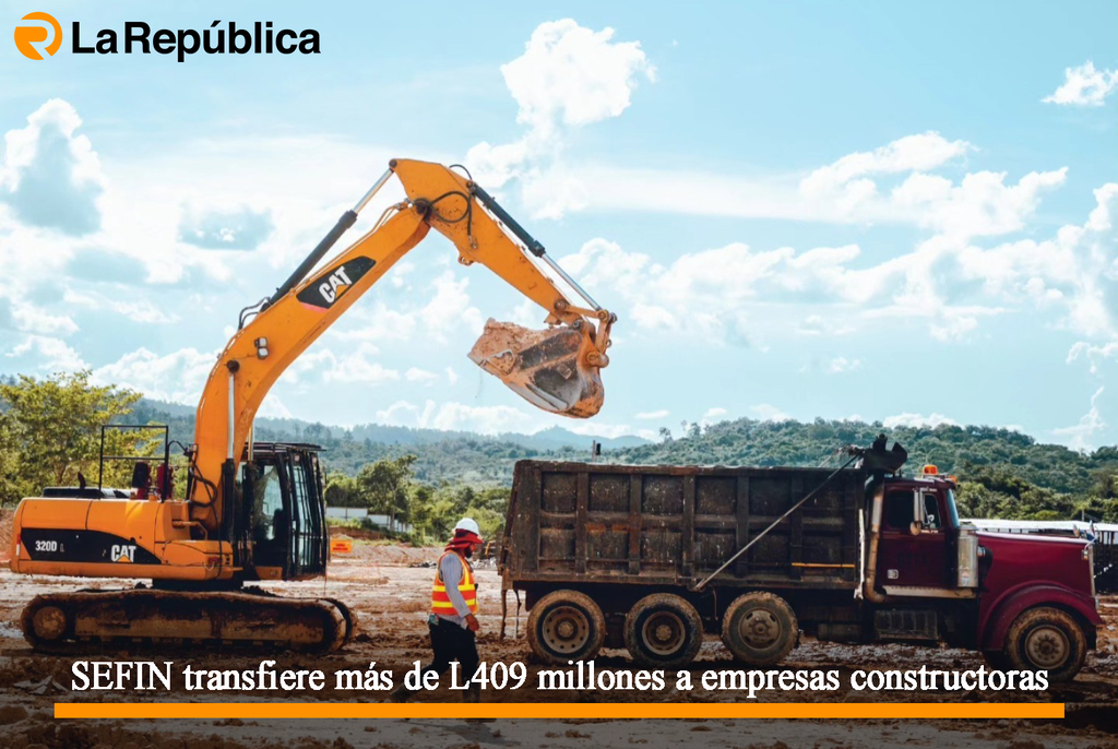 SEFIN transfiere más de L409 millones a empresas constructoras - Cover Image